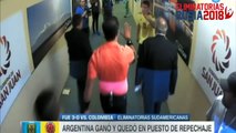 Gran enfado de James Rodriguez con el árbitro en el vestuario • Argentina 3-0 Colombia 2016