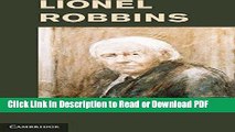 Read Lionel Robbins (Historical Perspectives on Modern Economics) Free Books