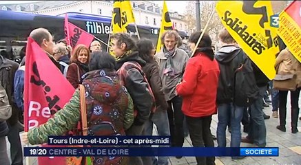 rassemblement du 15 novembre 2016 à Tours; France 3 Centre
