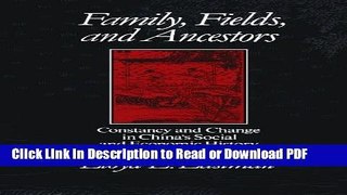 Read Family, Fields, and Ancestors: Constancy and Change in China s Social and Economic History,