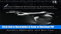 Read From Political Economy to Economics: Method, the social and the historical in the evolution