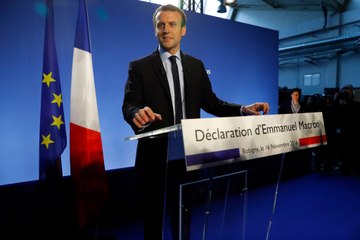 Emmanuel Macron: "Je place ma candidature sous le signe de l'espérance"
