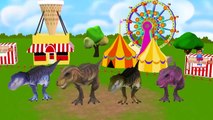 Dinosaurs Ringa Ringa Roses Nursery Rhyme | Dinosaurs 3D Cartoon Children Rhymes