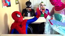 Spiderman vs Joker vs Venom Spiderman Joker Venom Welcome Nerdy Frozen Elsa Funny Superheroes