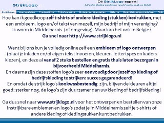 Zelf kleding bedrukken Middelharnis