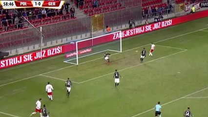 Pudło roku FRANK0WSKlEG0. Pusta bramka, a on w bramkarza! P0LSKA - NlEMCY 1:0
