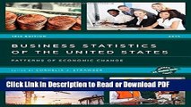 Read Business Statistics of the United States, 2014: Patterns of Economic Change (U.S. DataBook
