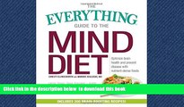 Best book  The Everything Guide to the MIND Diet: Optimize Brain Health and Prevent Disease with