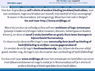 Zelf kleding bedrukken Numansdorp