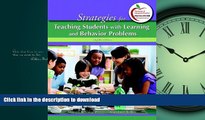 READ BOOK  Strategies for Teaching Students with Learning and Behavior Problems (8th Edition)