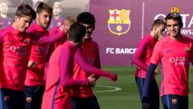 FC Barcelona training session: Mid-week workout at the Ciutat Esportiva