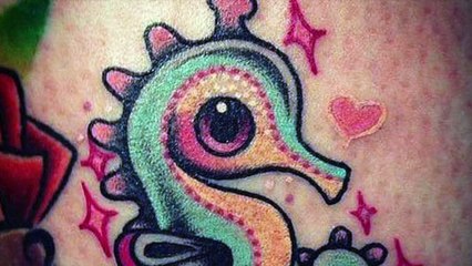 Modèles tatouage hippocampe