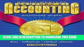 [PDF] Century 21 Accounting Multicolumn Journal Approach: Student Text Ch 1-26 Popular Collection