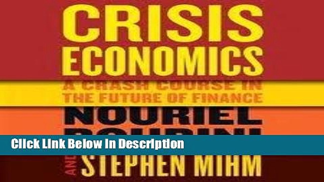 [PDF] Crisis Economics: A Crash Course in the Future of Finance [PDF] Online