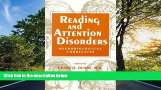 Fresh eBook Reading and Attention Disorders:  Neurobiological Correlates