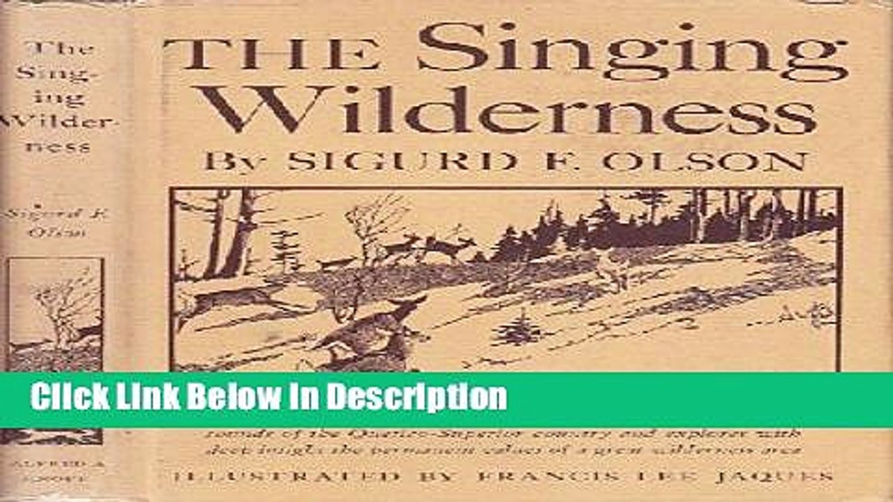 [Download] The Singing Wilderness [Download] Full Ebook