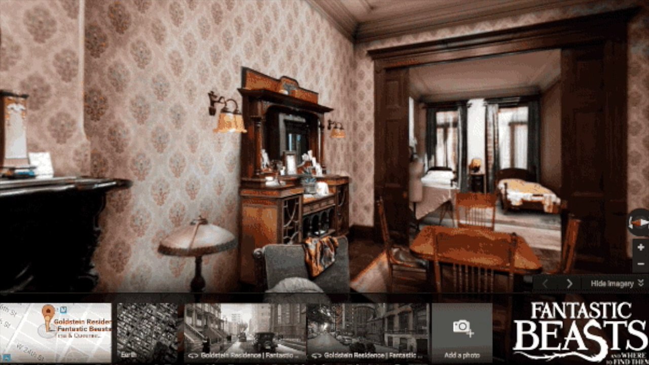 Les décors interactifs du film Les Animaux fantastiques