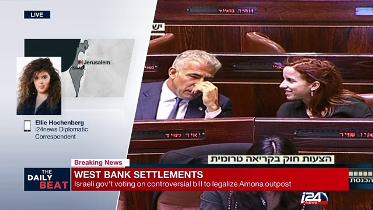 Israeli govn't voting on controversial bill to legalize Amona outpost