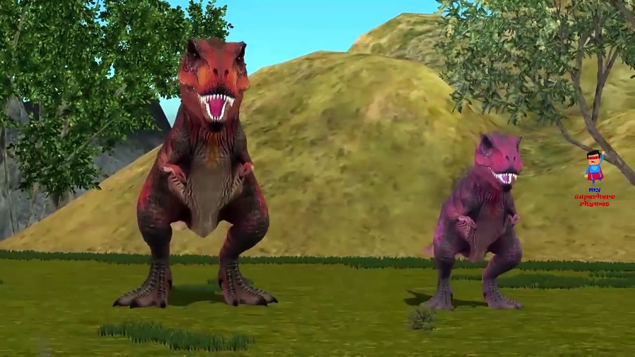 Godzilla And Dinosaurs Cartoons Singing Johny Johny Yes Papa Nursery Rhymes for Children