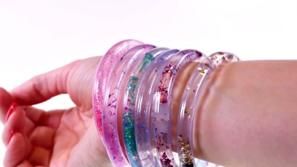 Como Hacer Brazaletes Brillantes de Agua   Divertidas Manualidades DIY Para Niños en DCTC