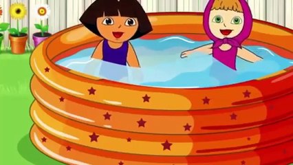 #Minions Banana #Funny Story Spiderman and Masha Swimming Pool Party animation