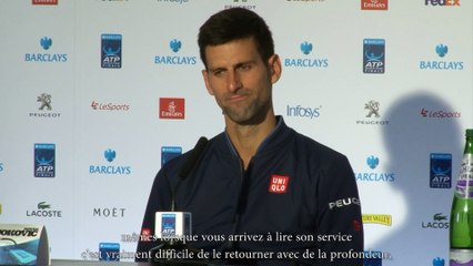 Masters - Novak Djokovic: "Milos est probablement le meilleur serveur du circuit"