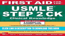 [PDF] First Aid for the USMLE Step 2 CK, Ninth Edition (First Aid USMLE) Popular Online