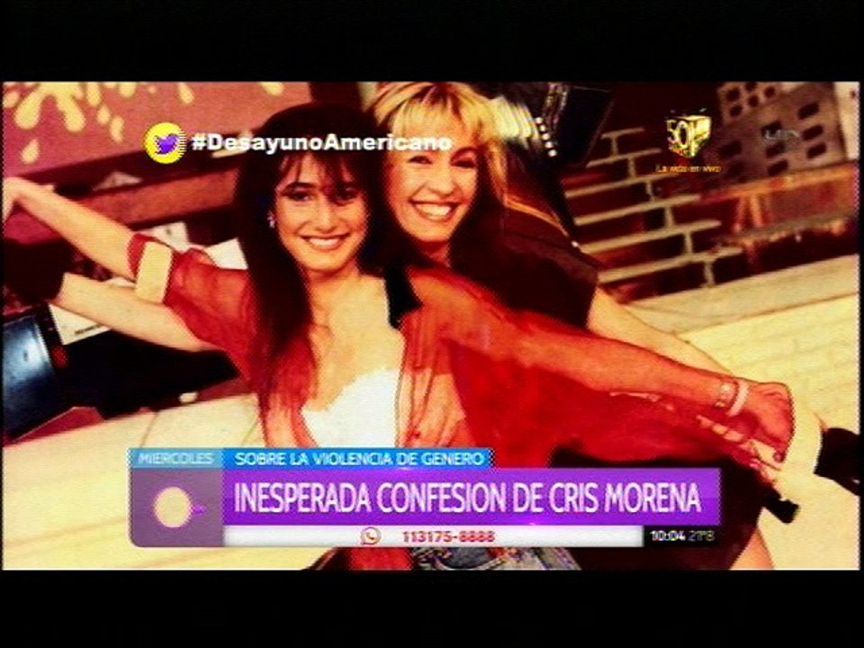 Inesperada revelación de Cris Morena
