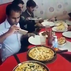 cahye walal dinner with friends doing strange things