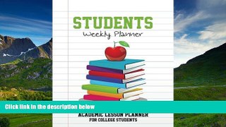 Fresh eBook Students Weekly Planner: Academic Lesson Planner for College Students