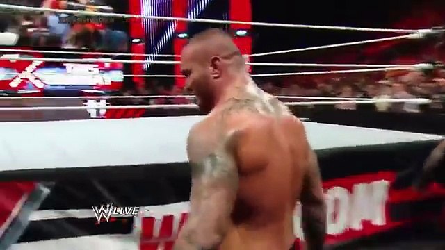 Roman Reigns vs Randy Orton __ Shield Destroy Triple H Batista- Randy Ortan