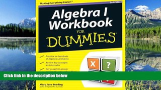 Online eBook Algebra I Workbook For Dummies