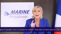 Marine Le Pen dévoile le logo pour sa campagne : une rose bleue sans épine