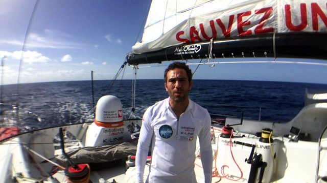 Petit message de Tanguy de Lamotte à Thomas Pesquet / Vendée Globe