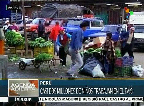 Las cifras del trabajo infantil en Perú