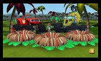 Вспыш и чудо машинки Гонки Игры как мультики | Blaze and the Monster Machines Dinosaur Rescue