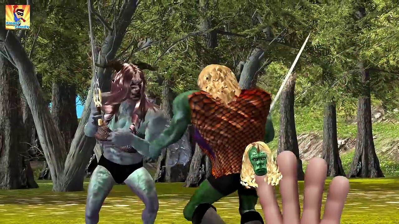 Finger Family Rhymes Demon Vs Orc Cartoons | Epic Battle Finger Family Nursery Rhymes