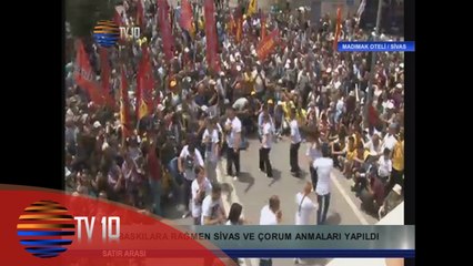 SATIR ARASI - SİVAS VE ÇORUM ANMALARI & ŞÜKRÜ SAMSUNLU ANISINA - 05.07.2016