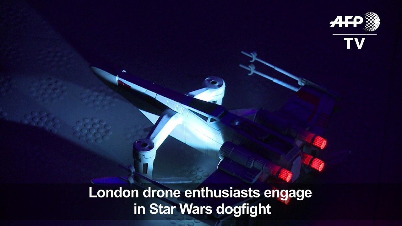 Star Wars drones dogfight in London