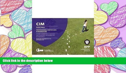 Download Video: FULL ONLINE  CIM - Professional Certificate Level: Passcards by BPP Learning Media (2012)