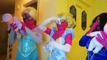 Disney Princess MEGA Compilation Spiderman vs Joker Frozen Elsa Rapunzel Ariel Little Mermaid