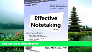 Enjoyed Read Effective notetaking 2nd ed: Strategies to help you study effectively
