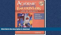 FAVORITE BOOK  Academic Listening Encounters: Life in Society Student s Book with Audio CD:
