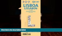 Books to Read  Laminated Lisbon Map by Borch (English, Spanish, French, Italian, German and