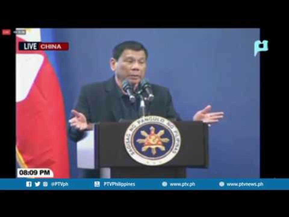 President Duterte meets Filipino Community in Beijing
