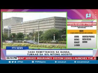 Cash remittances sa bansa, tumaas sa 16% nitong Agosto