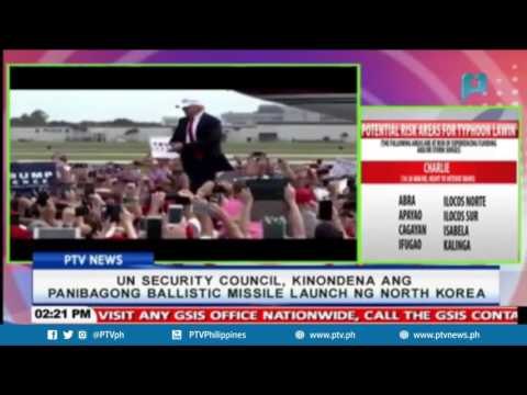 Globalita: UN Security Council, kinondena ang panibagong ballistic missile launch ng North Korea