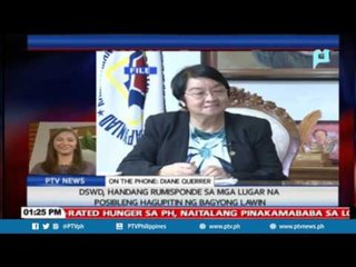 DSWD, handang rumesponde sa mga lugar na posibleng hagupitin ng #LawinPH