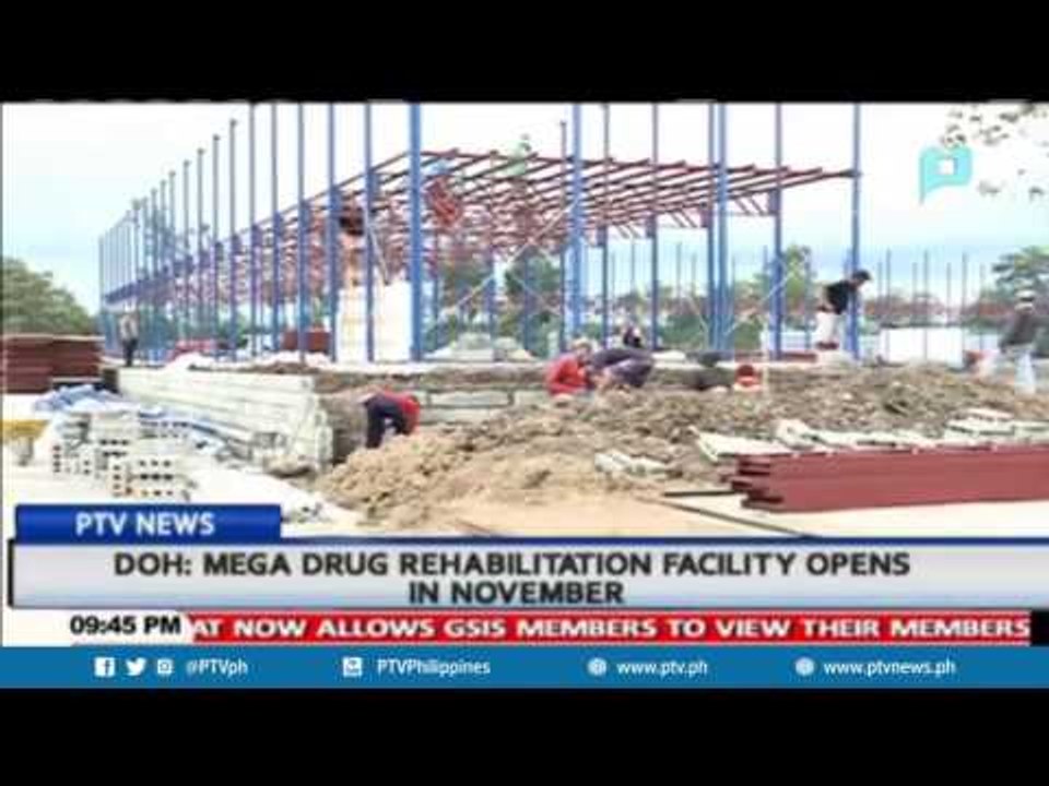 DOH: Mega drug rehabilitation facility opens in November
