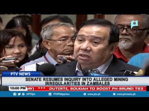 Senate resumes inquiry into alleged mining irregularities in Zambales